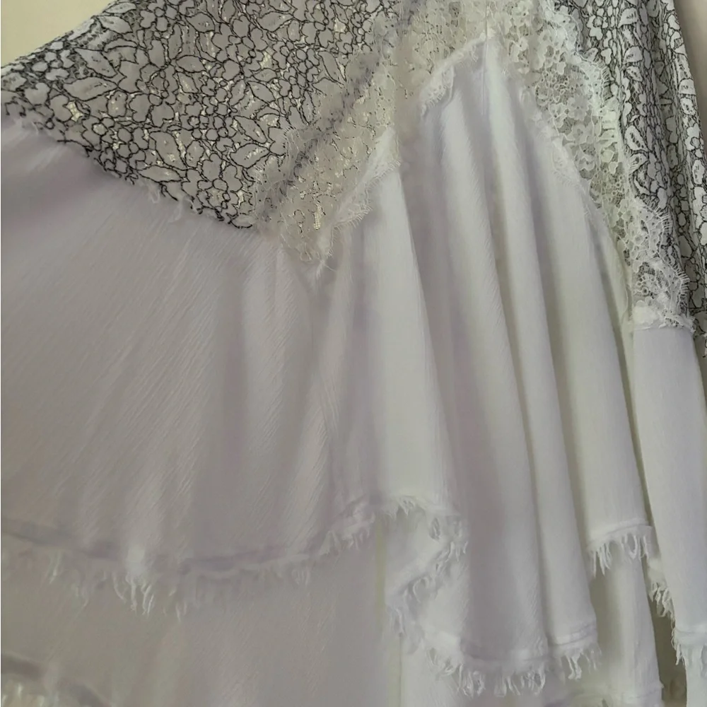 Free people Cross my heart in Lace Tunic Dress Bohemian Flowy Festival Size M - Picture 12 of 13